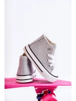 Dětské vysoké tenisky stříbrný model 21587233 - Boto