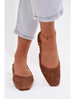 baleríny z eko semiše Camel model 21951516 - Boto