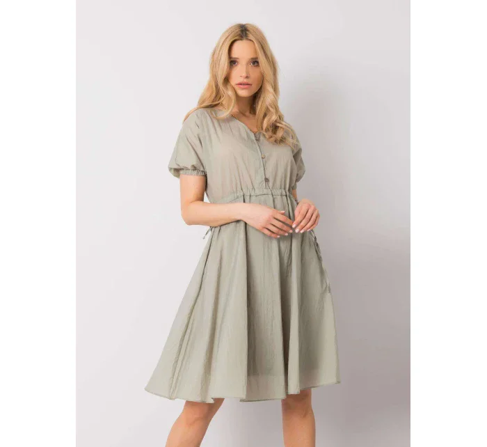 Šaty 217 SK 25663.03 khaki