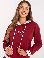 Mikina RV BL A857.47 burgundy