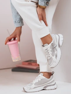 Dámske tenisky na hrubšej podrážke DYNAMICA silver FashionStreet ZY0595