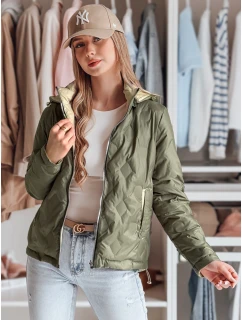 Dámská přechodná bunda zelená Dstreet model 21986728 - FashionStreet