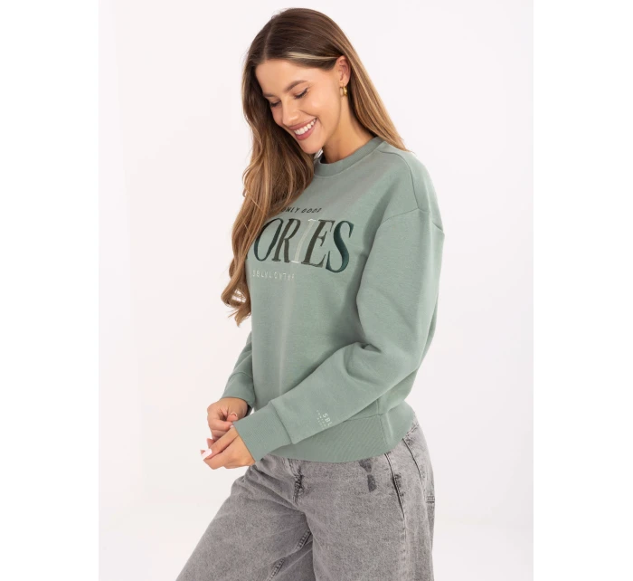 Bluza model 21236052 pistacjowy - FPrice Bluza model 21236052 pistacjowy - FPrice