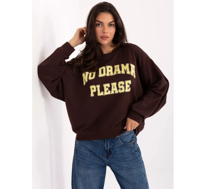 IT BL mikina H2454.50 tmavohnedá IT BL mikina H2454.50 tmavohnedá