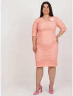 LK SK 506721 šaty.69 broskýň