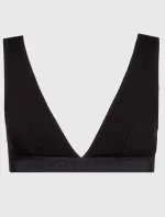 Dámsky vrchný diel plaviek KW02038 BEH čierna - Calvin Klein