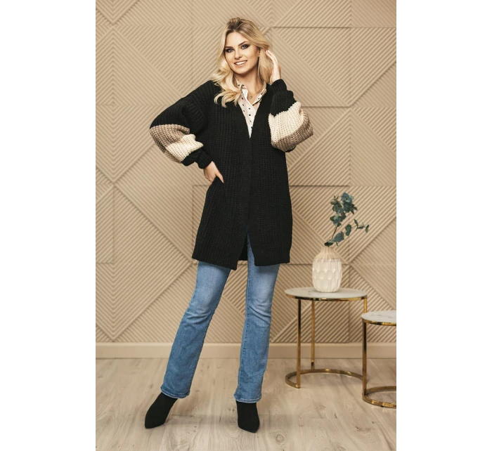 Sveter na zapínanie model 188774 PeeKaBoo
