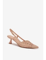 Sandále na podpätku model 225225 Krok vo veľkom štýle