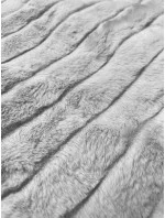 Kožušinová vesta svetlosivá (2114)