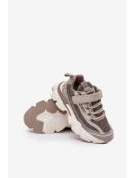 Športové tenisky Detská obuv na suchý zips Khaki Ronivelle Športové tenisky Detská obuv na suchý zips Khaki Ronivelle
