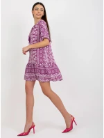 Dámske šaty D73771M30306C fialové - FPrice