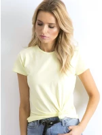 Tričko RV TS model 14824659 světle žlutá - FPrice Tričko RV TS model 14824659 světle žlutá - FPrice