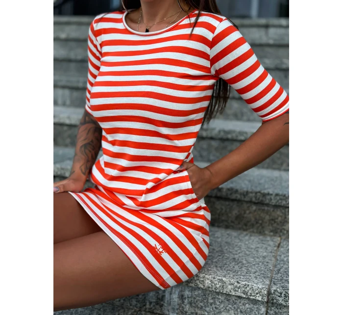 TW SK 2092 šaty.83P oranžová