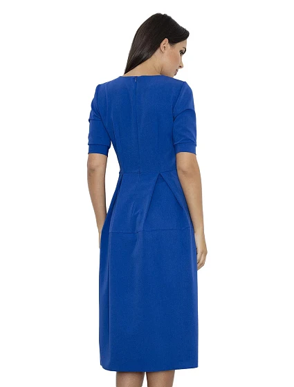 Dámské šaty model 18536745 královská modř - Figl Dámské šaty model 18536745 královská modř - Figl