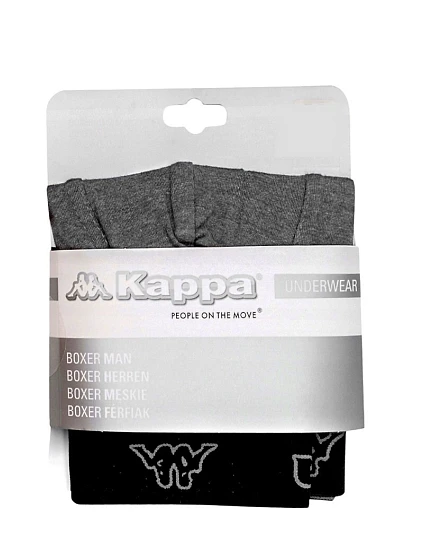 Pánské boxerky model 22212375 šedé - Kappa Pánské boxerky model 22212375 šedé - Kappa