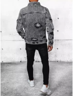 Pánská šedá džínová bunda Dstreet model 21968554 - FashionStreet Pánská šedá džínová bunda Dstreet model 21968554 - FashionStreet