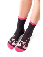 Dámské ponožky model 14559108 Srdce - Steven Dámské ponožky model 14559108 Srdce - Steven