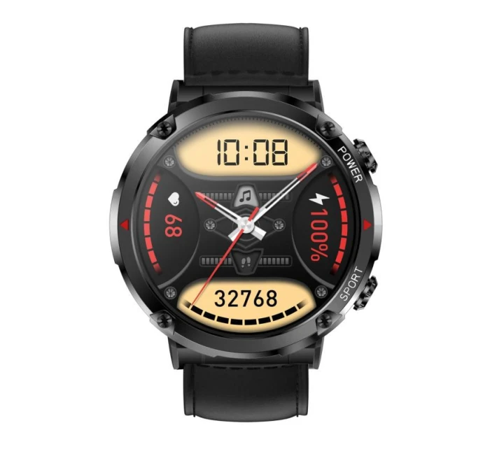 Chytré hodinky Gravity model 21805485 + černý silikonový řemínek Chytré hodinky Gravity model 21805485 + černý silikonový řemínek