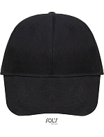 SOL'S 6 panelová baseballová kšiltovka black model 22460841 SOL'S 6 panelová baseballová kšiltovka black model 22460841