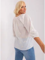 Blúzka LK BZ 509324.50P biela béžová