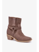 Topánky na podpätku model 203867 Krok vo veľkom štýle