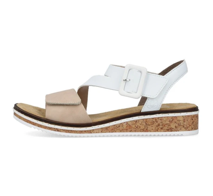 Pohodlné kombinované sandále Rieker W RKR678