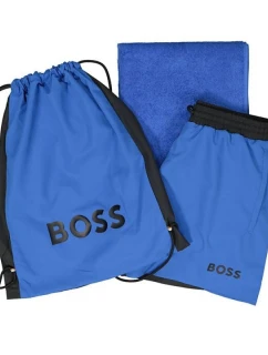 Pánske šortky BOSS Beach Set Medium Blue Pool Blue/Black (50516178-423)
