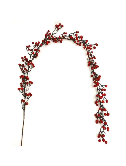 ČERVENÝ VENIEC Z PLODOV JARABINY 160 CM ČERVENÝ VENIEC Z PLODOV JARABINY 160 CM