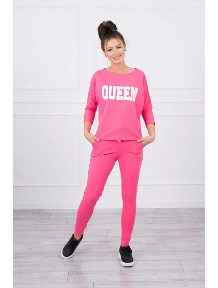 Sada s potiskem Queen fuchsia Sada s potiskem Queen fuchsia