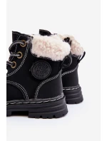 Dětské Trapery Botky Na Zip s Černé model 21640246 - Boto Dětské Trapery Botky Na Zip s Černé model 21640246 - Boto