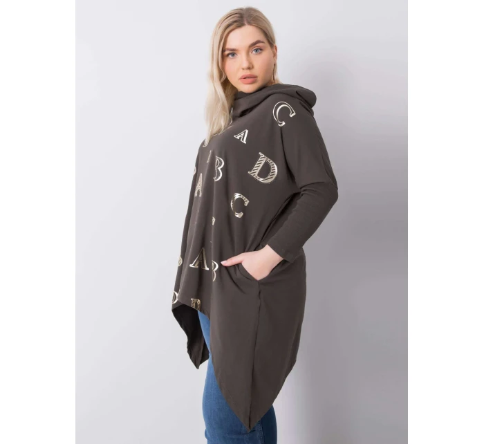 Blúzka RV BZ 6458.46P tmavá khaki