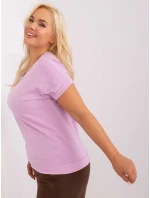 Bluzka RV BZ model 21271954 jasny fioletowy - FPrice Bluzka RV BZ model 21271954 jasny fioletowy - FPrice