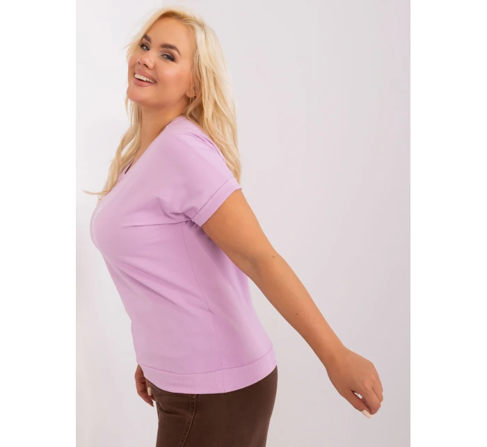 Bluzka RV BZ model 21271954 jasny fioletowy - FPrice Bluzka RV BZ model 21271954 jasny fioletowy - FPrice