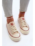 Dámske nízke tenisky Big Star Beige Dámske nízke tenisky Big Star Beige