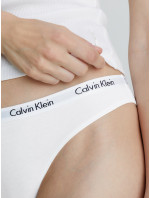 Dámske nohavičky 3 Pack Bikini Briefs Carousel 000QD3588EHVN čierna/biela/ľaliová - Calvin Klein