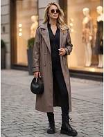 damski z paskiem taupe model 22347680 - FashionStreet