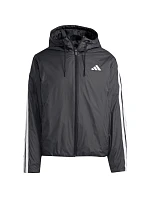 Pánská bunda Essentials 3Stripes Insulated Hooded Jacket black pánské oblečení model 21391449 - ADIDAS
