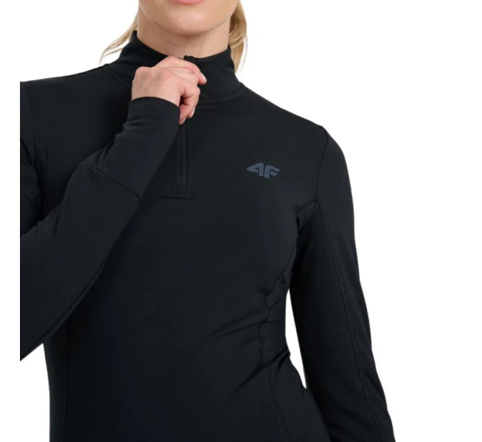 Dámska termo mikina 4F F098 hlboká čierna 4FWAW25UBRUF098 20S Dámska termo mikina 4F F098 hlboká čierna 4FWAW25UBRUF098 20S