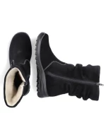 RIEKER W RKR130 zateplené kožené čižmy RIEKER W RKR130 zateplené kožené čižmy