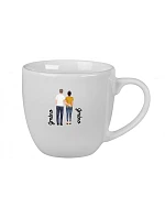 Personalizovaný keramický hrnček s objemom 400 ml s párom