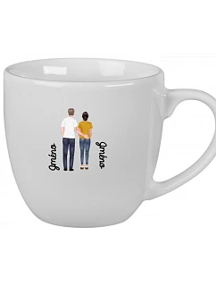 Personalizovaný keramický hrnček s objemom 400 ml s párom