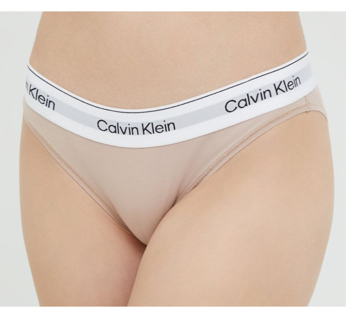 Dámske nohavičky QF7047E 7NS béžová - Calvin Klein