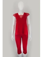 Dámske pyžamo FANNY KR.R. 3 / 4SP 341 - DE LAFENSE Dámske pyžamo FANNY KR.R. 3 / 4SP 341 - DE LAFENSE