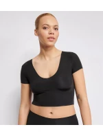 Dámsky top ZERO Feel 2.0 Crop Top - BLACK - black 0004 - SLOGGI Dámsky top ZERO Feel 2.0 Crop Top - BLACK - black 0004 - SLOGGI