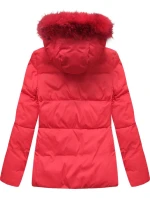 ZIMOWA KRÓTKA PIKOWANA KURTKA DAMSKA CZERWONA model 21242154 - Libland