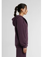 Build your Brand BY 290 Dámska mikina s kapucňou z hrubej bavlny „Fluffy“ 56.0290 biela
