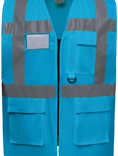 Yoko HVW 801 Hi-Vis multifunkčná vesta 79.W801 sapphire