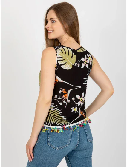 Blúzka AT BZ 2401C.19 čierna Blúzka AT BZ 2401C.19 čierna