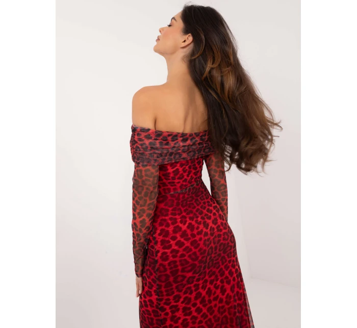 Sukienka DHJ SK model 21786315 czerwony - FPrice