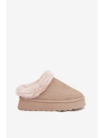 Dámské sněhule na platformě s a světle béžové model 21788048 - Boto Dámské sněhule na platformě s a světle béžové model 21788048 - Boto